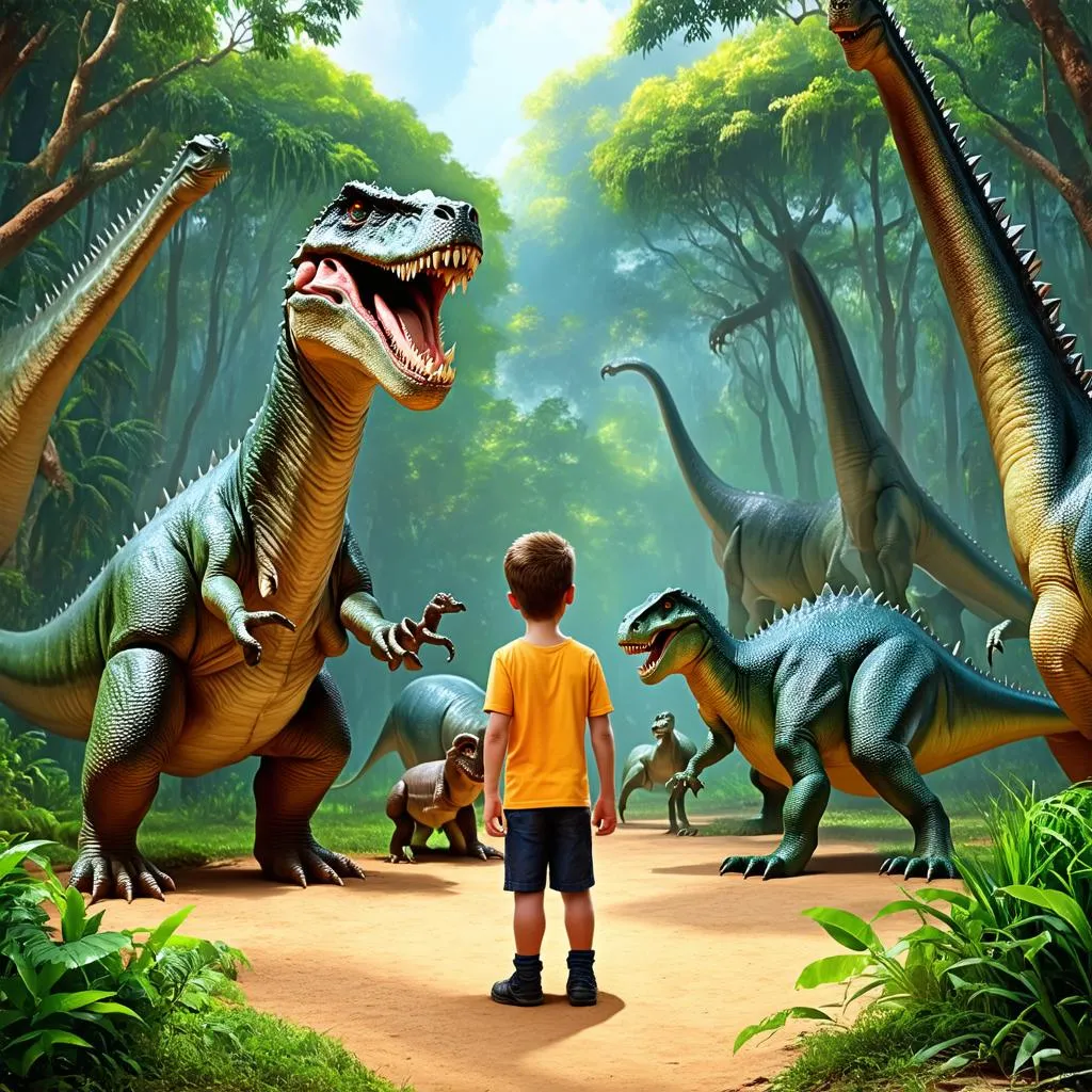 Nhân vật trong Game Andy's Dinosaur Adventures