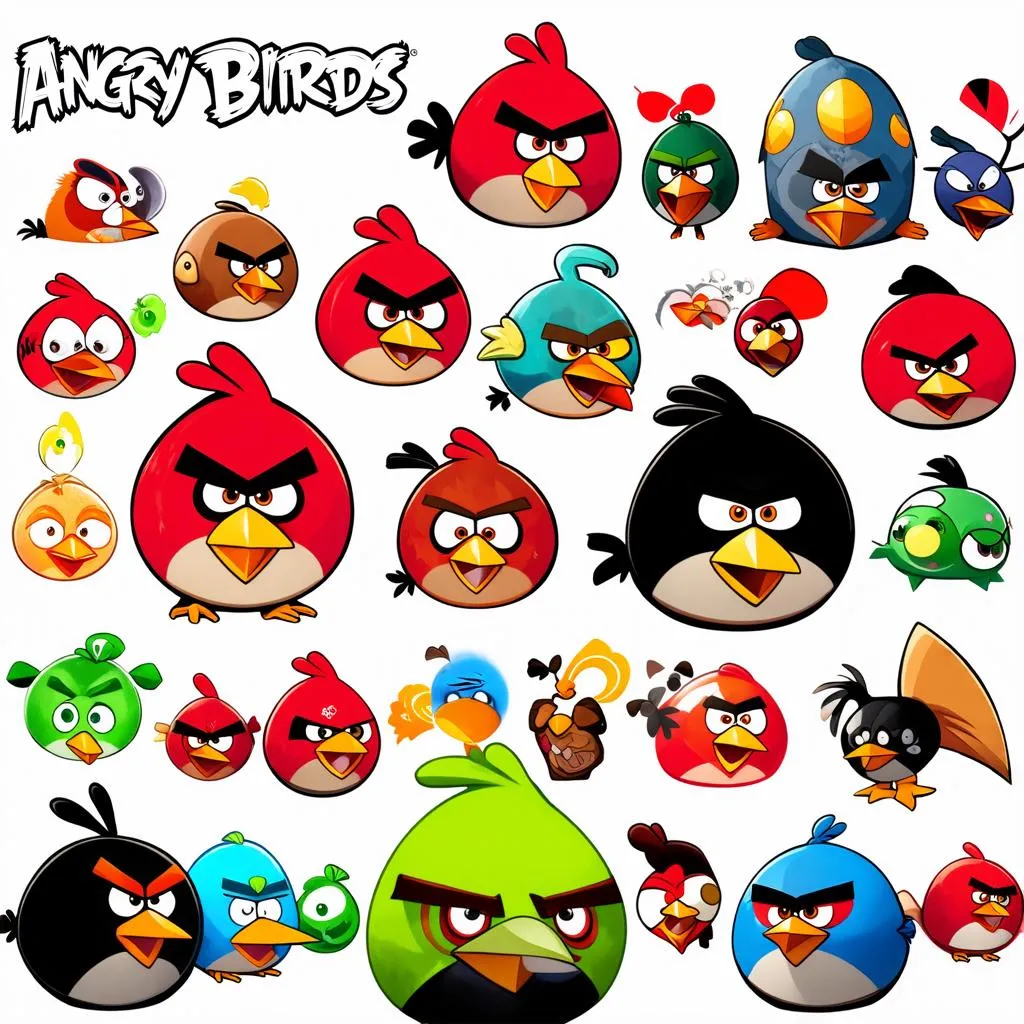 Những chú chim Angry Birds đầy cá tính