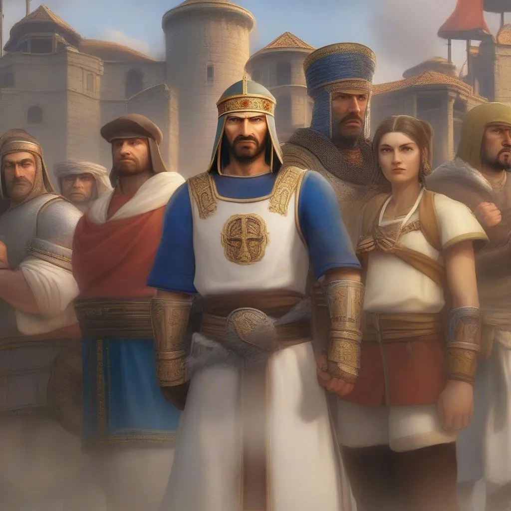 Characters in Age of Empires 2