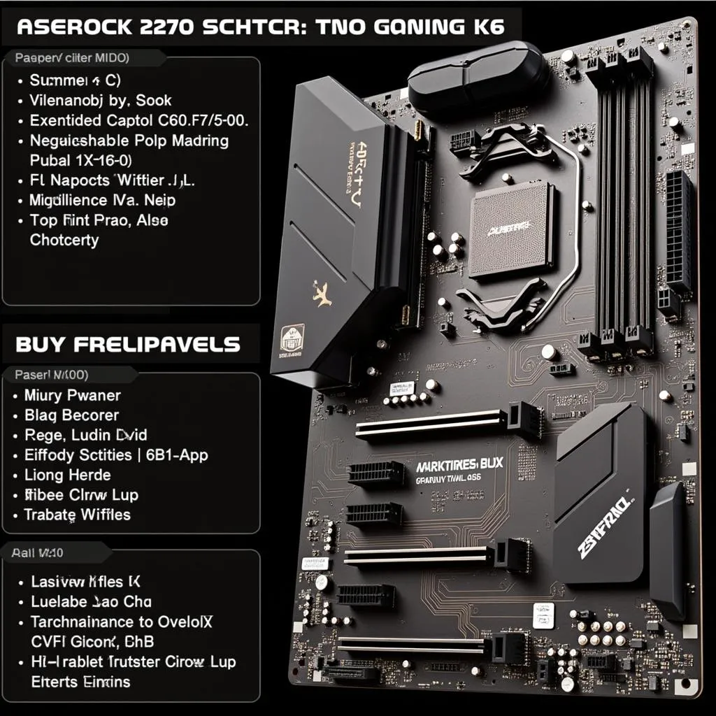 ASRock Z270 Gaming K6 Chipset và Bộ Nhớ