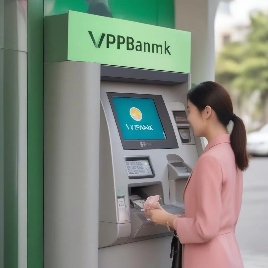 Rút tiền tại ATM VPBank