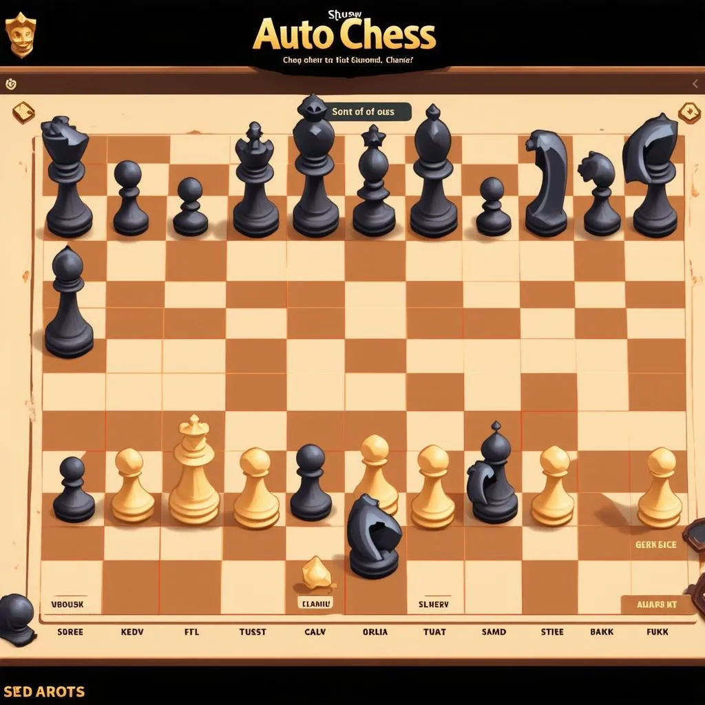 Giao diện Auto Chess