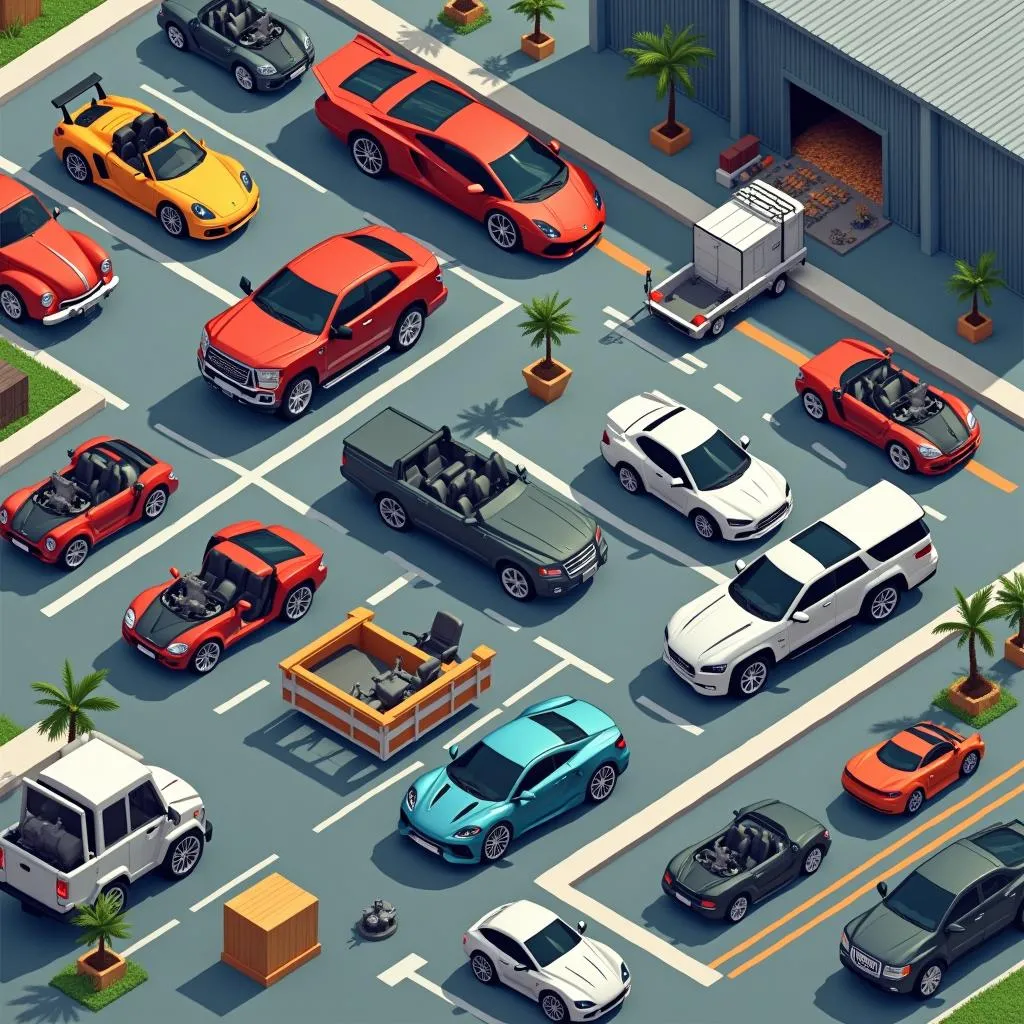 Lối chơi của game Automation The Car Company Tycoon