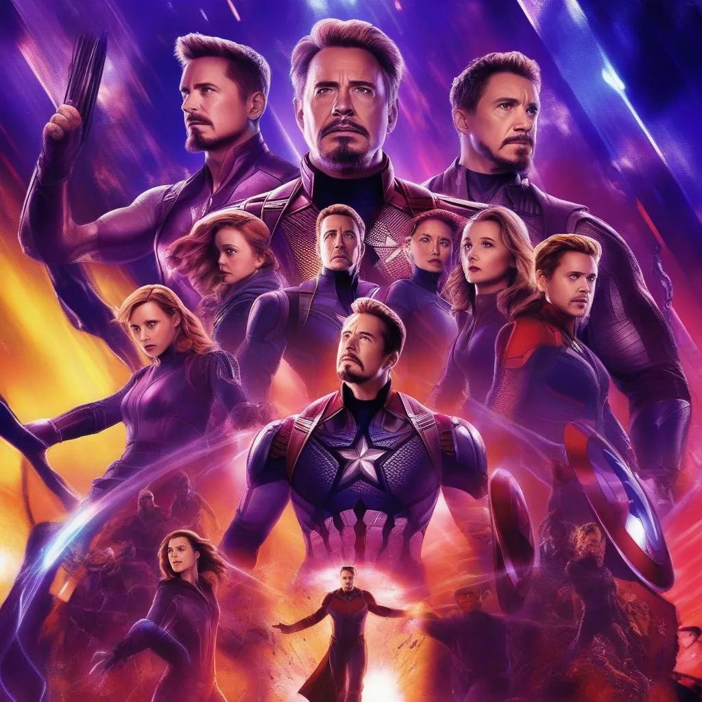 Poster phim Avengers Endgame