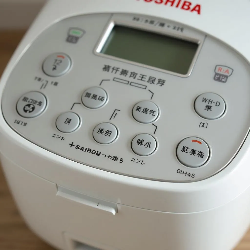 Bảng điều khiển nồi cơm điện Toshiba nội địa