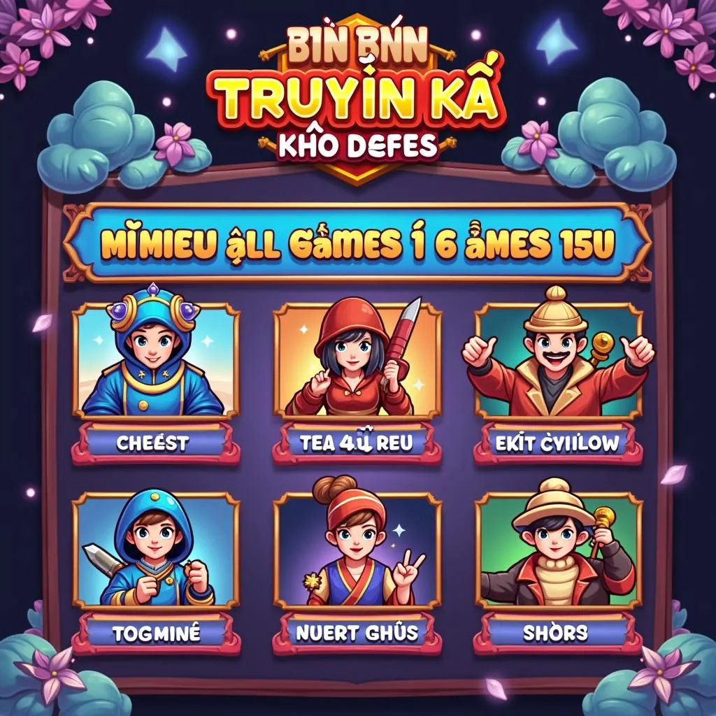 Giao diện game Bắn Bắn Truyền Kỳ Mobile