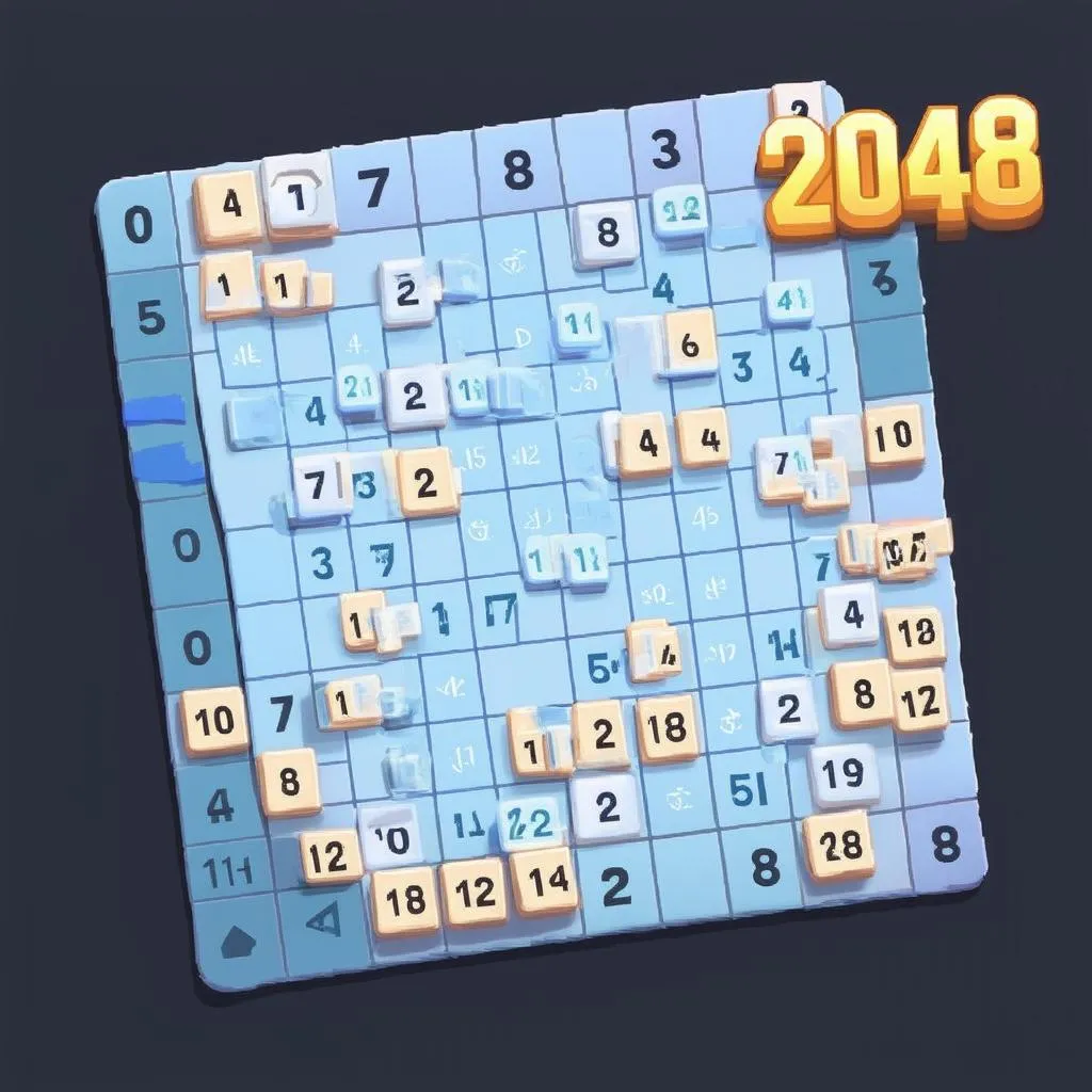 bàn cờ game 2048