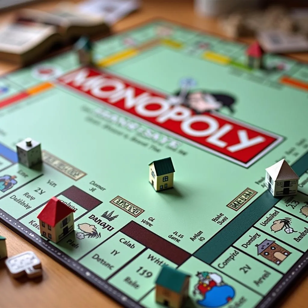 Bàn cờ Monopoly và các thành phần