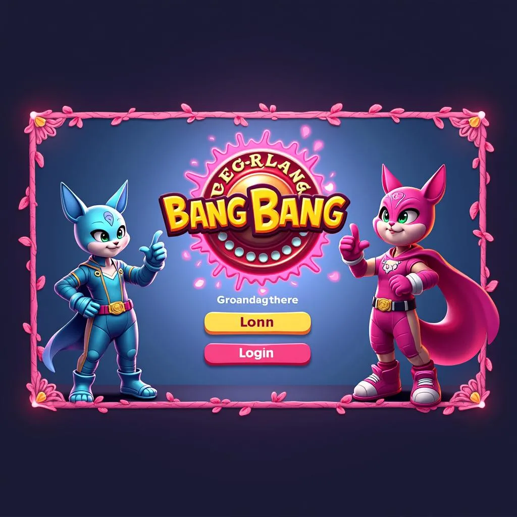 Bang Bang Web Game - Màn Hình Đăng Nhập