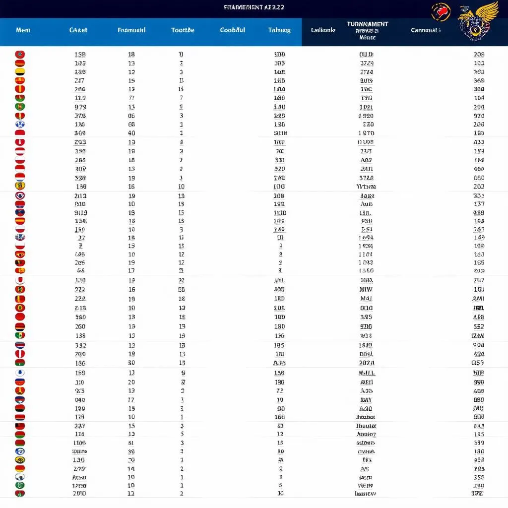 Bảng xếp hạng bóng đá nam Sea Games 32