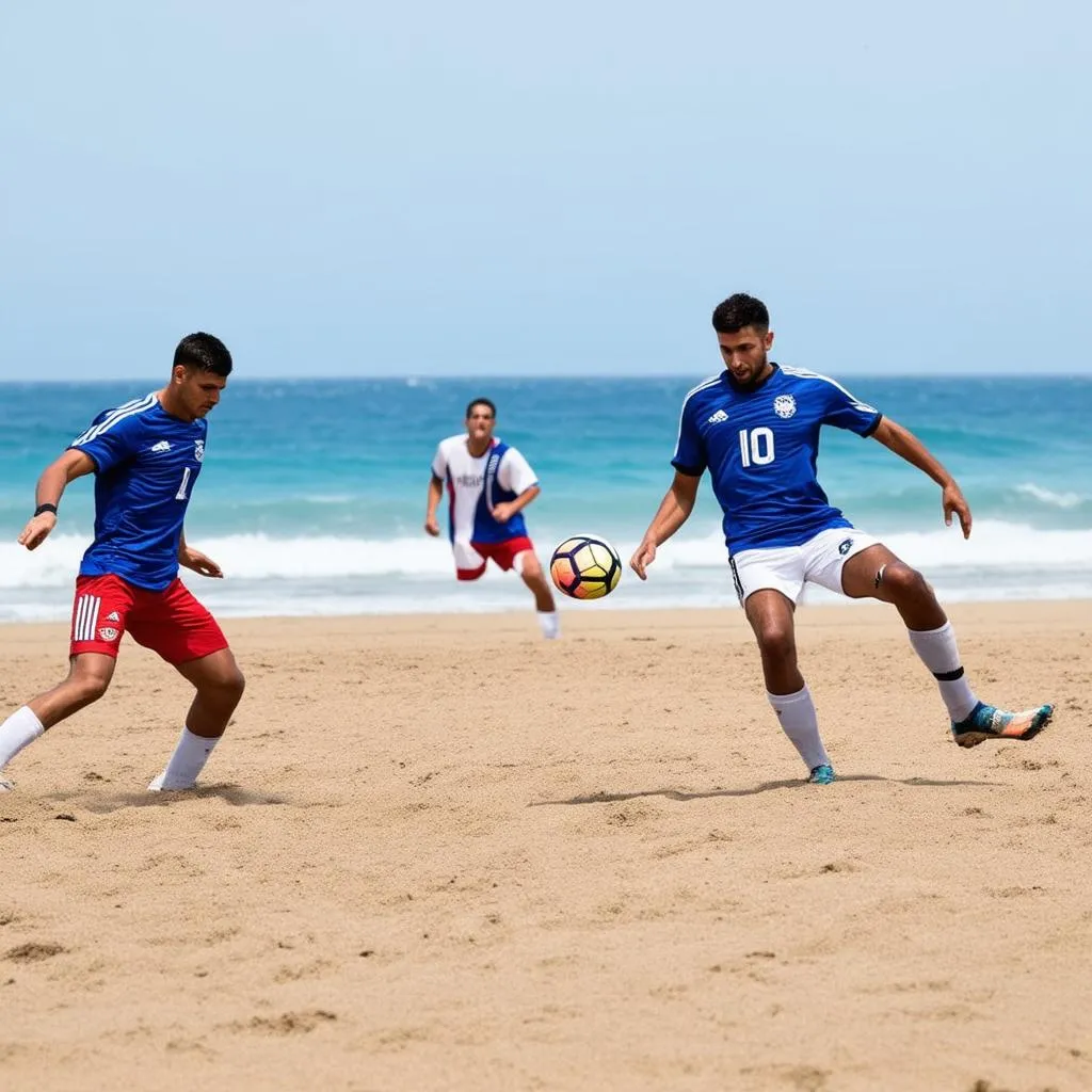 Hình ảnh beach soccer online game