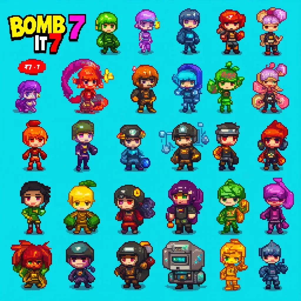 Bomb It 7 game characters