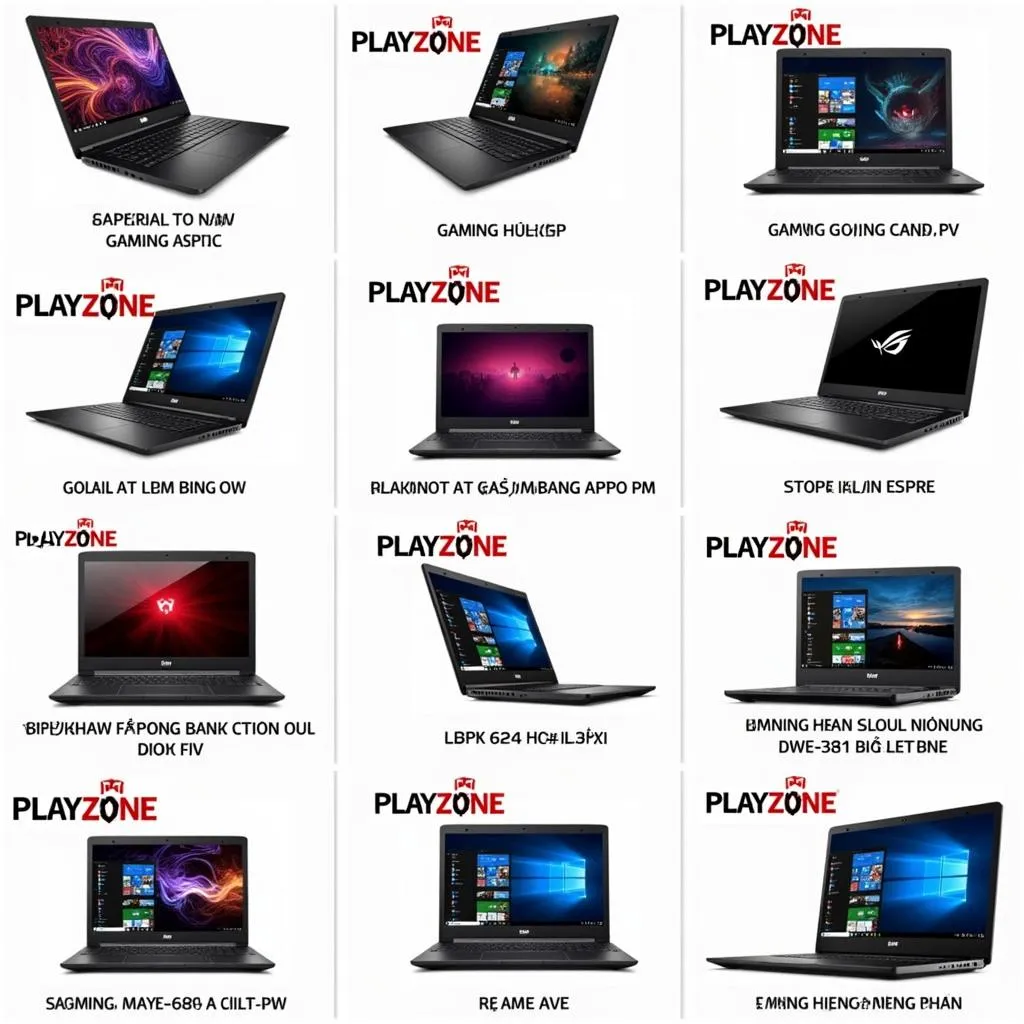 Các mẫu laptop gaming tại PlayZone Hà Nội