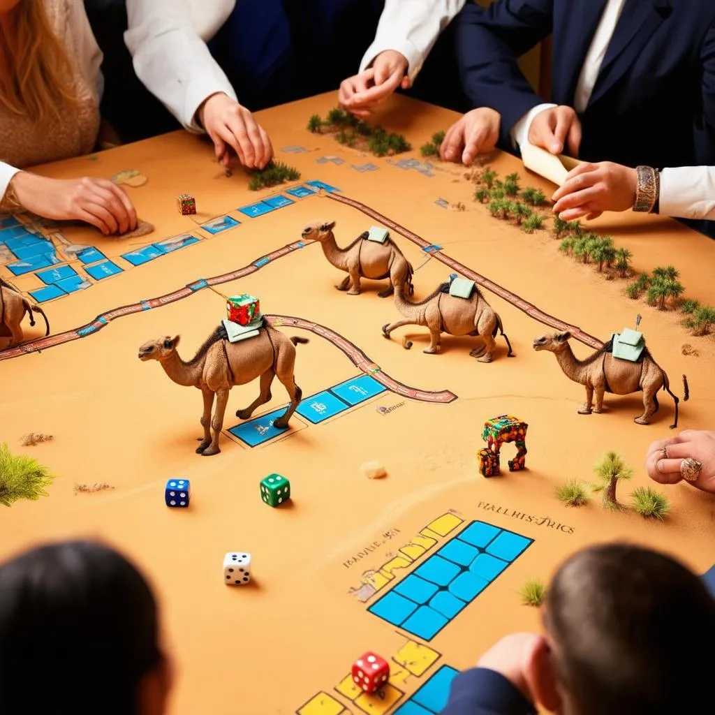 Camel Race Board Game