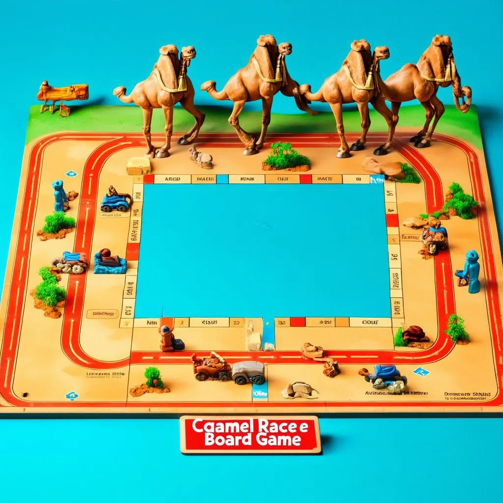 Camel Race Board Game Board