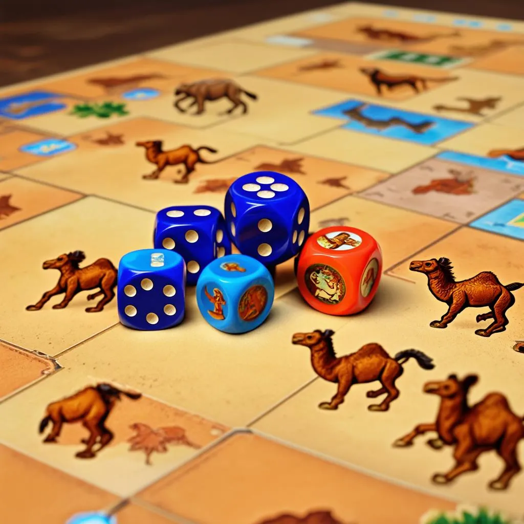 Camel Race Board Game Dice