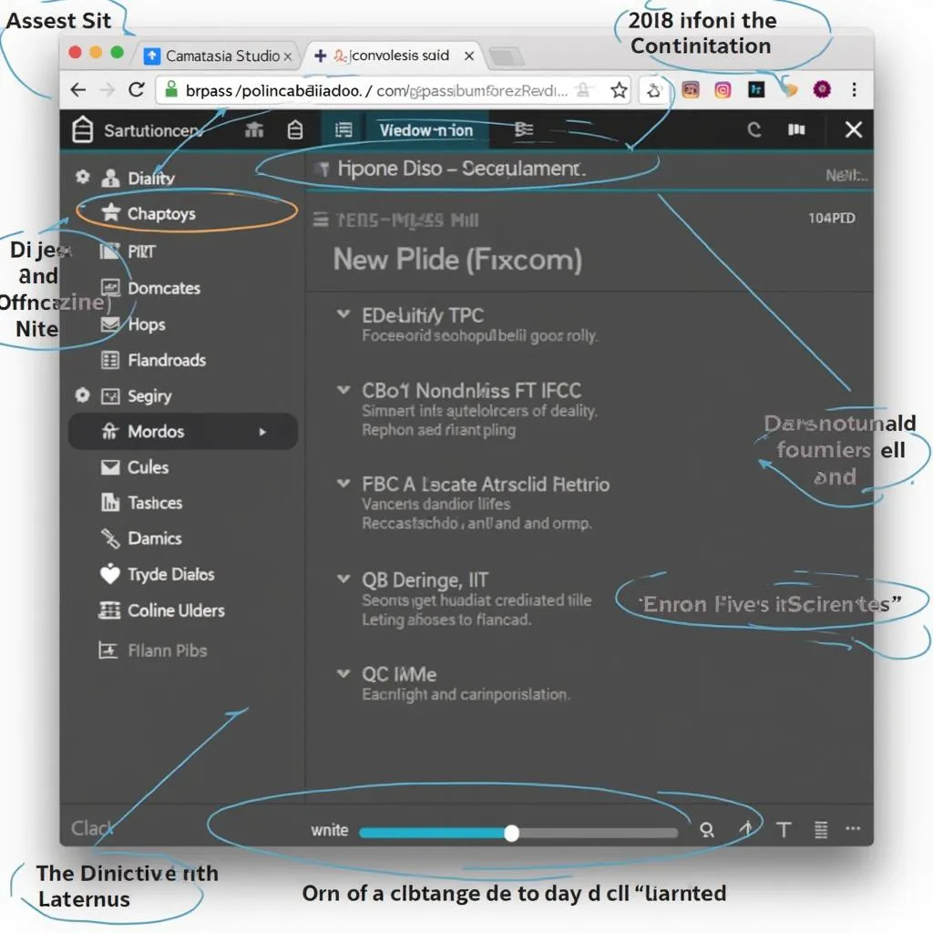 Giao diện Camtasia Studio 9