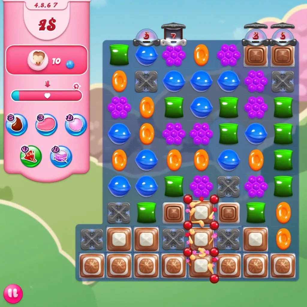 Candy Crush Saga màn hình chơi