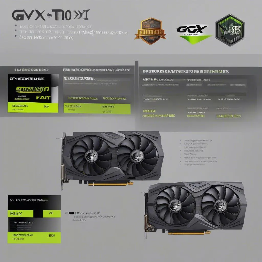 So sánh card GTX 1050Ti Gaming Strix với card GTX 1650