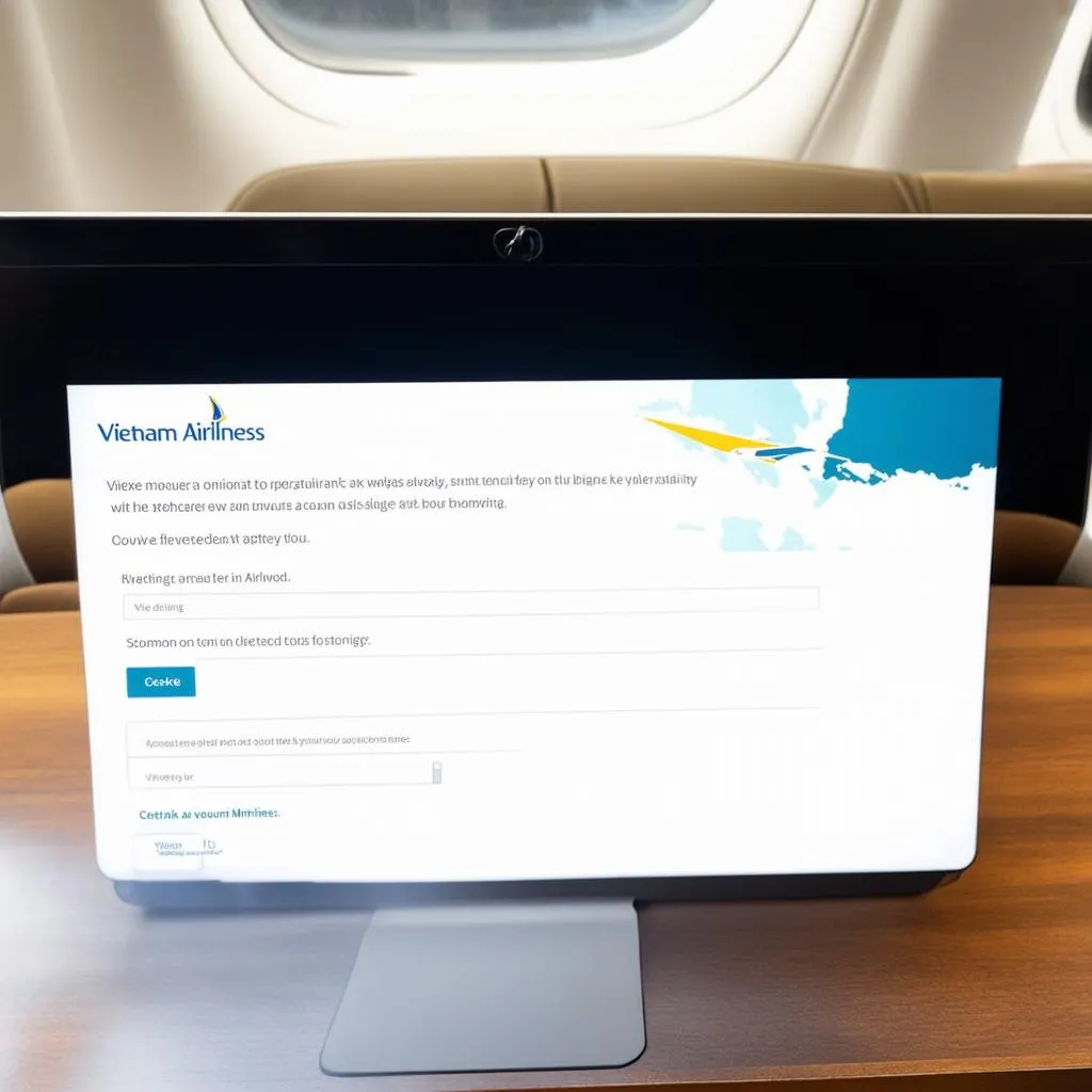 Hướng dẫn Check-In Online Vietnam Airlines