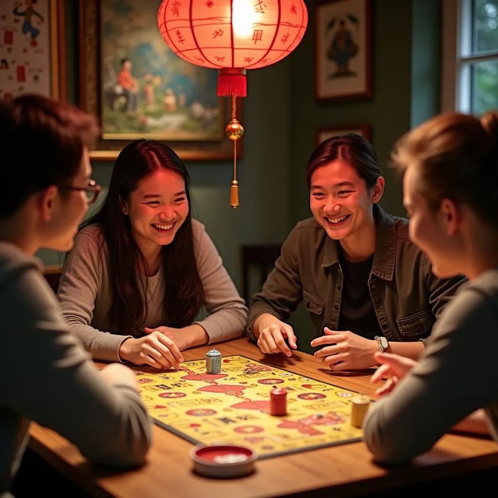 Mọi người đang chơi Chinatown Board Game