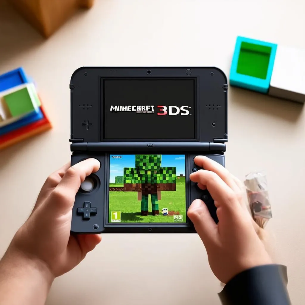 Chơi game Minecraft 3DS trên Nintendo 3DS