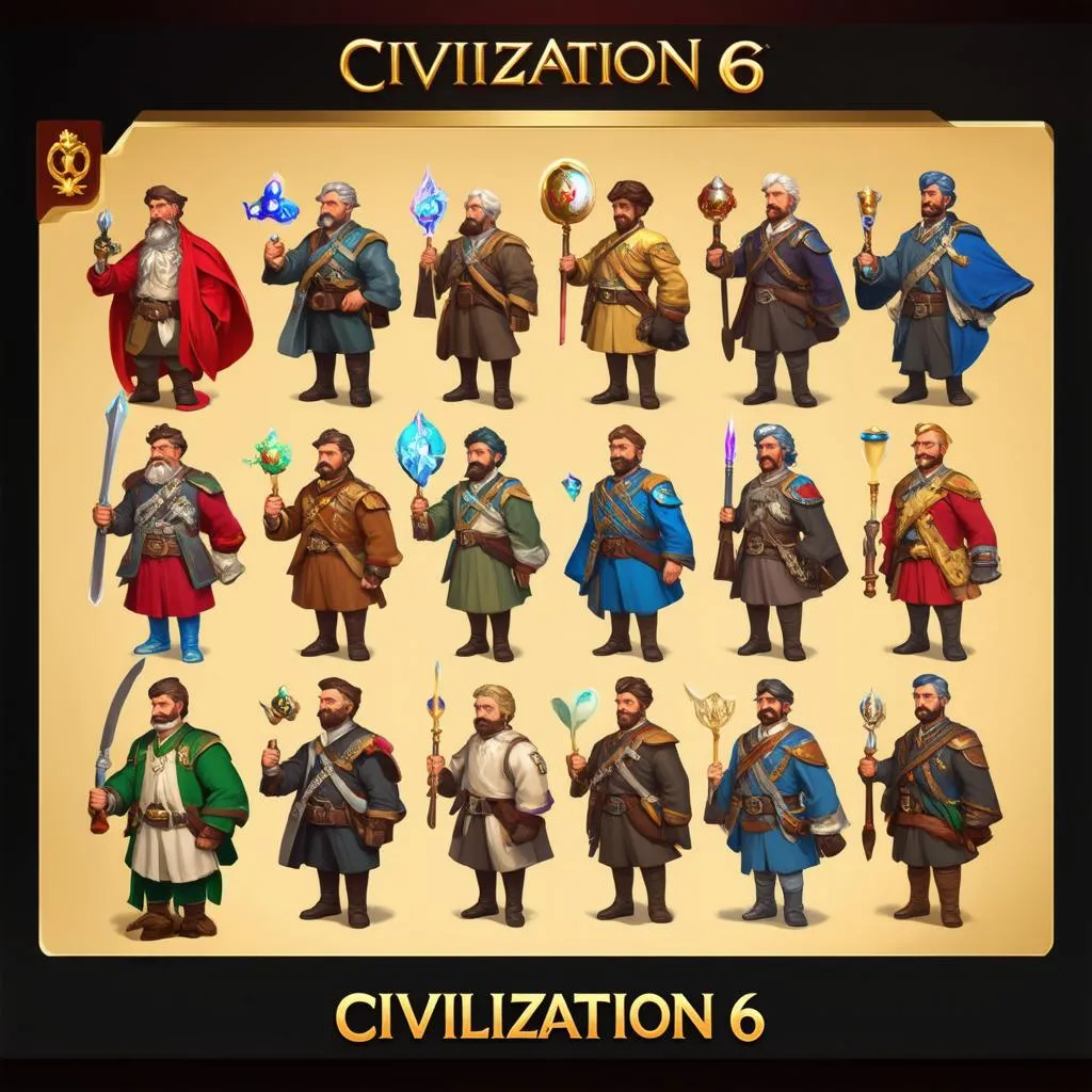 civilization 6 chọn nền văn minh