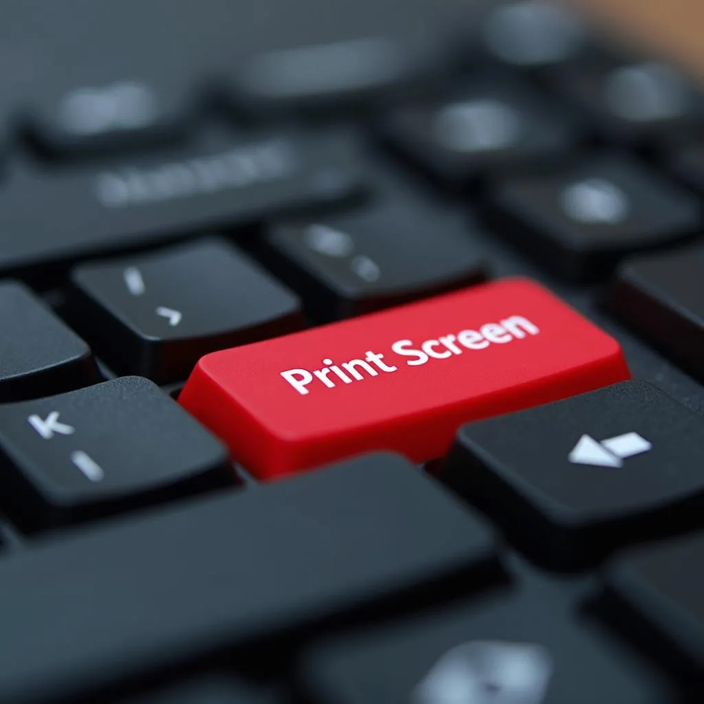 Sử dụng phím Print Screen để chụp toàn bộ màn hình máy tính