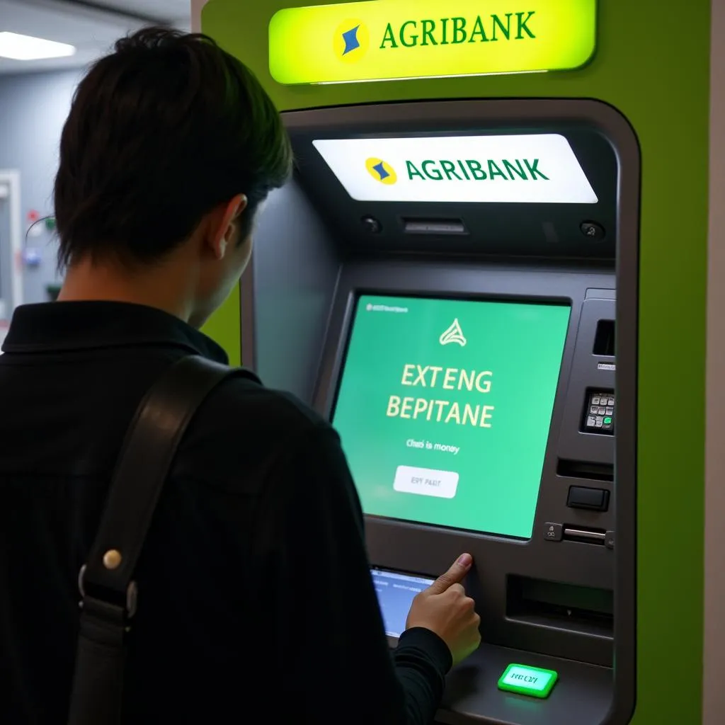 Chuyển tiền tại cây ATM Agribank