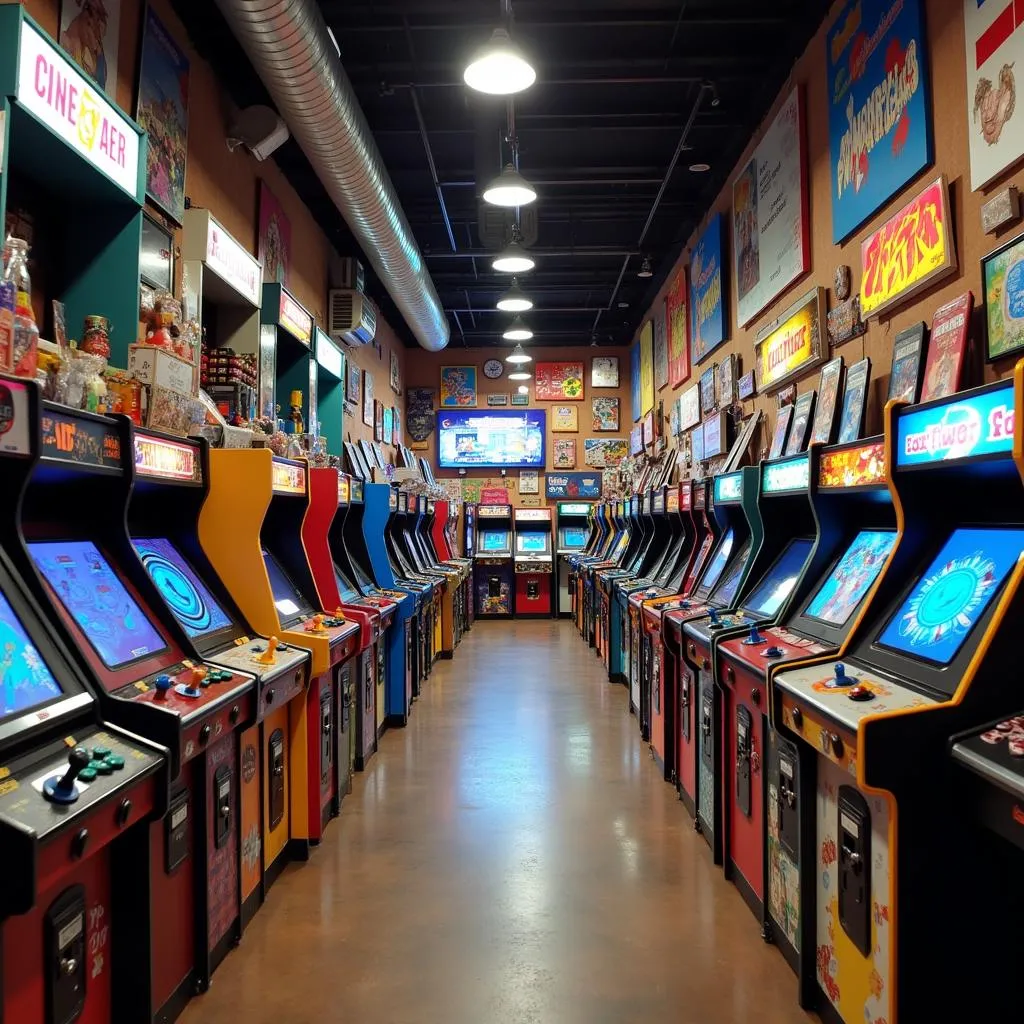 Cửa hàng bán máy arcade mini games