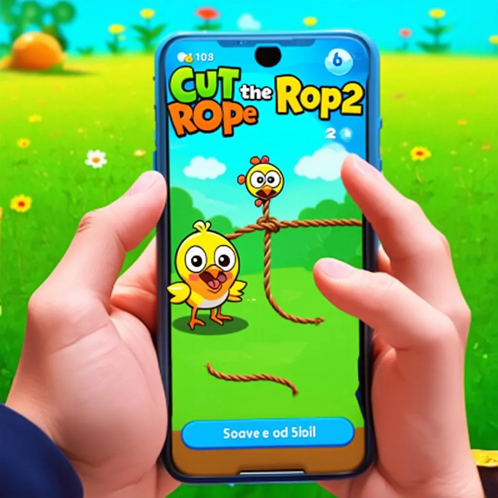 cute the rope 2 gameplay