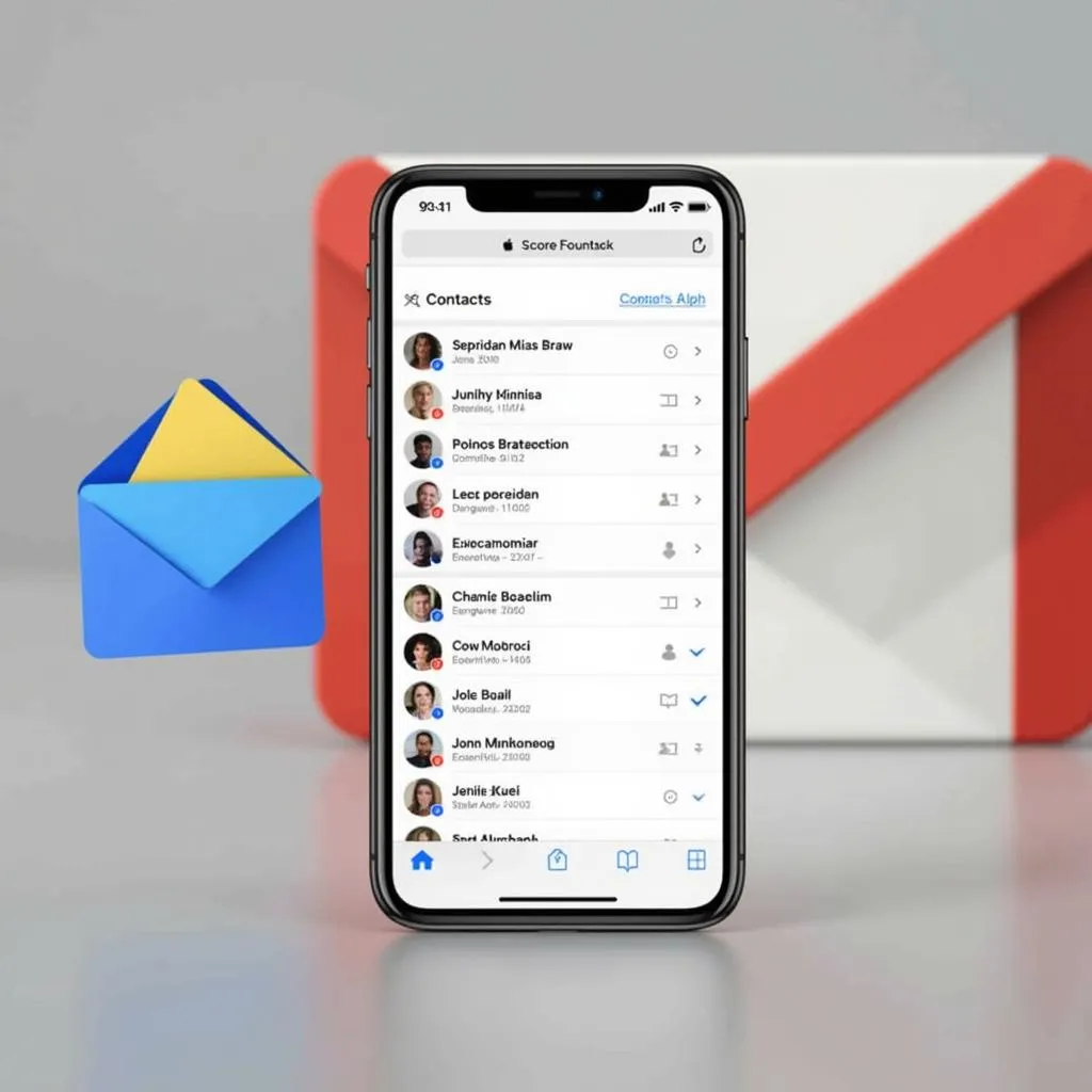 Đồng bộ Danh Bạ iPhone Lên Gmail