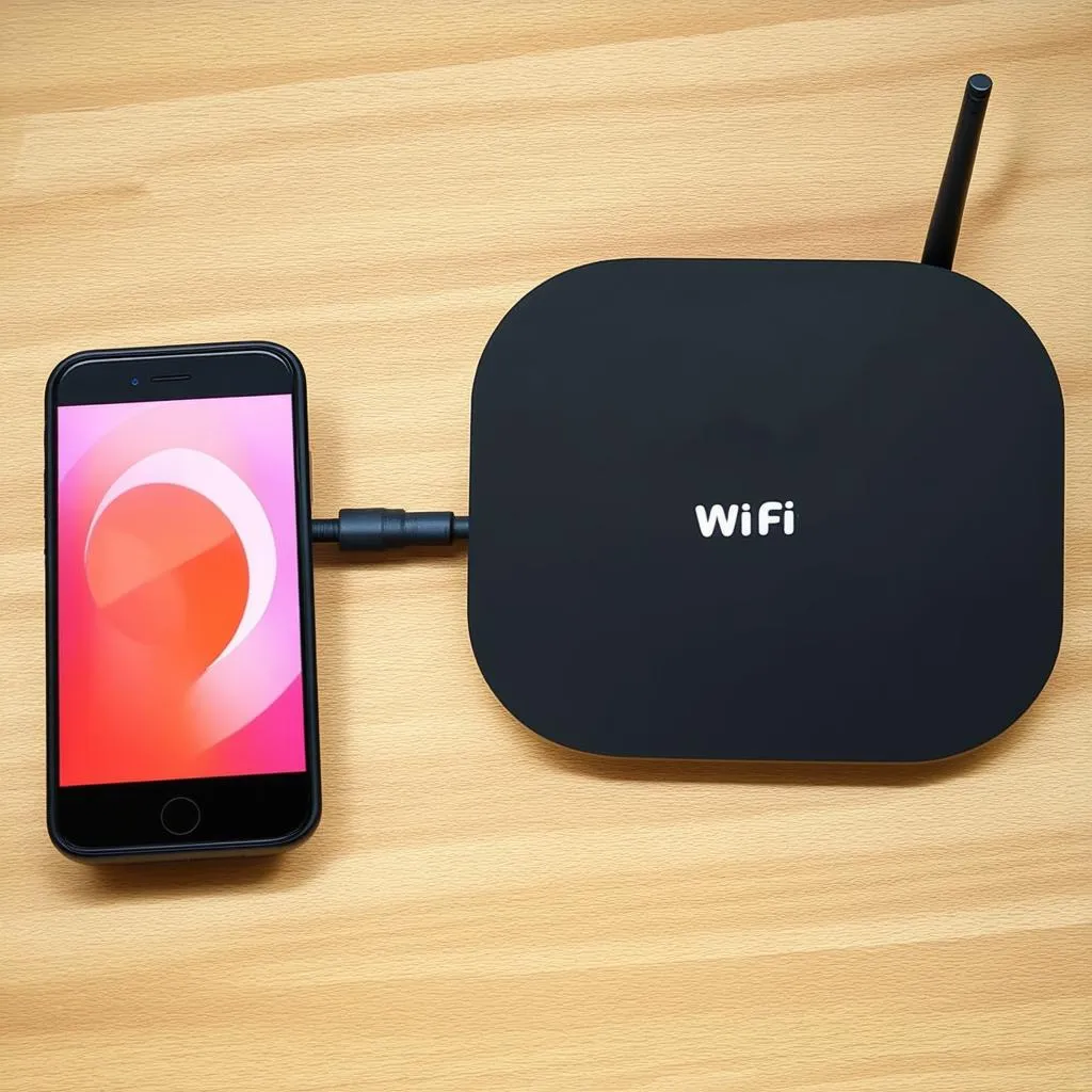 Kết nối điện thoại với wifi