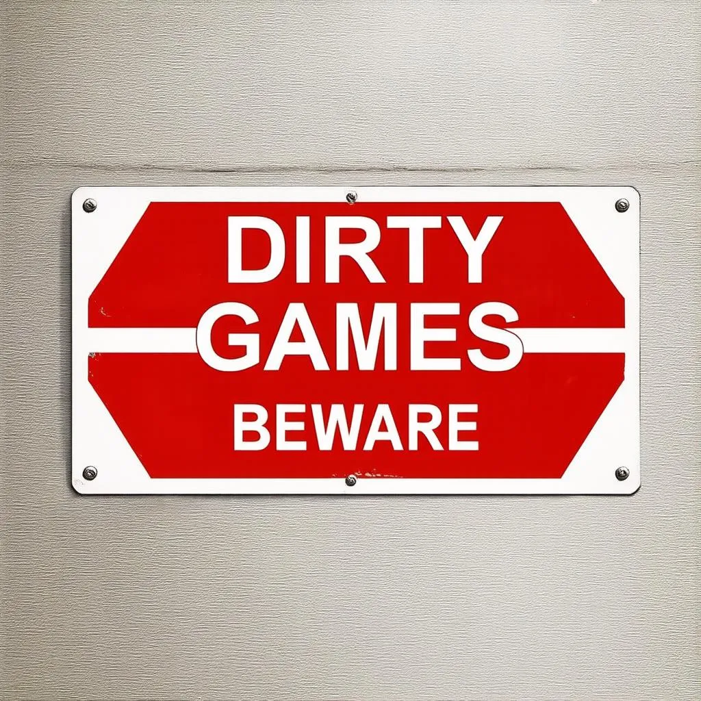 Cảnh báo về &quot;dirty games&quot;