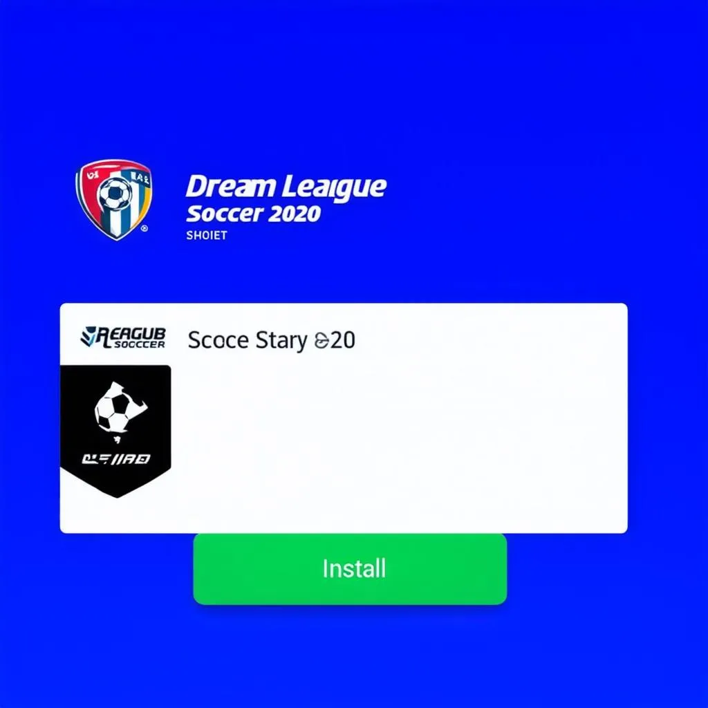 Download screen of Dream League Soccer 2020