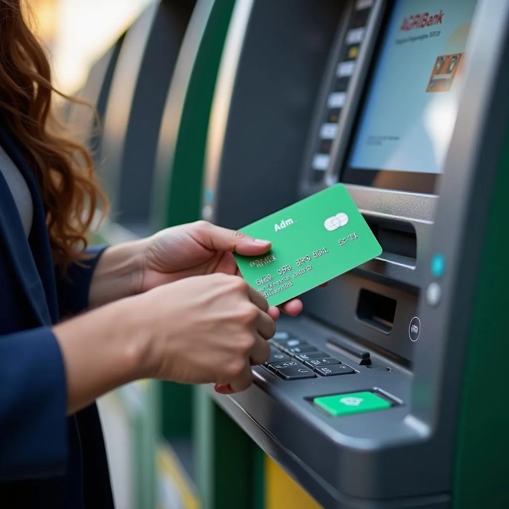 Đổi mã PIN thẻ Agribank tại ATM