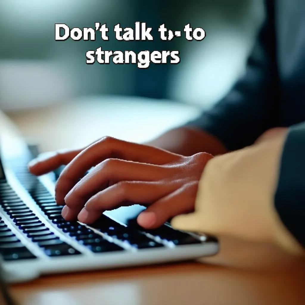 Don't talk to strangers game - Lưu ý an toàn