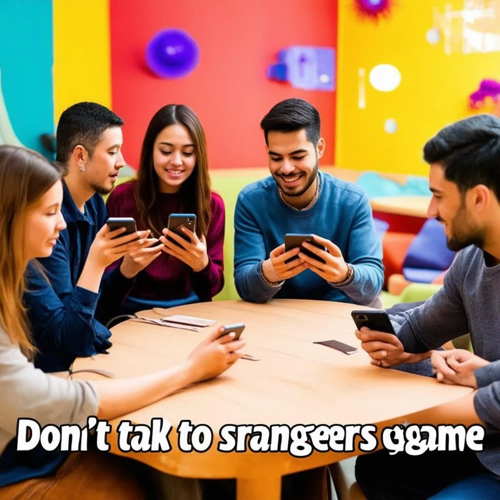 Don't talk to strangers game - Người lạ truyền thông