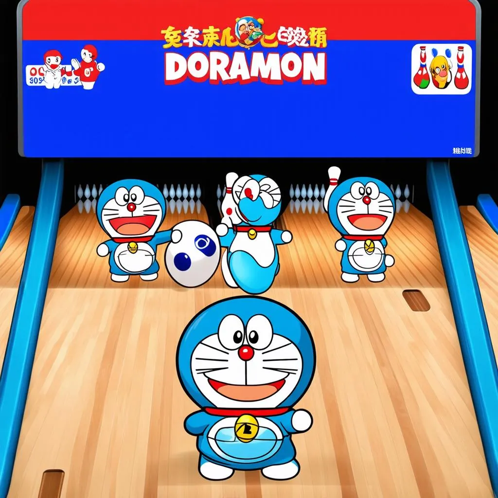 game-bowling-doraemon