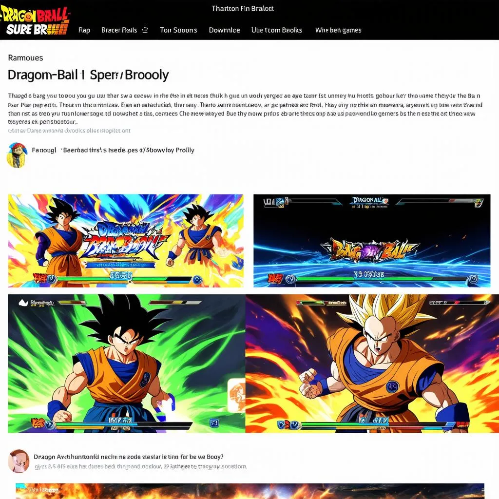 Dragon Ball Super Broly Game Download