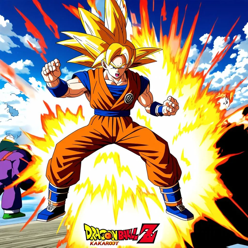 Goku biến thành Super Saiyan trong Dragon Ball Z: Kakarot