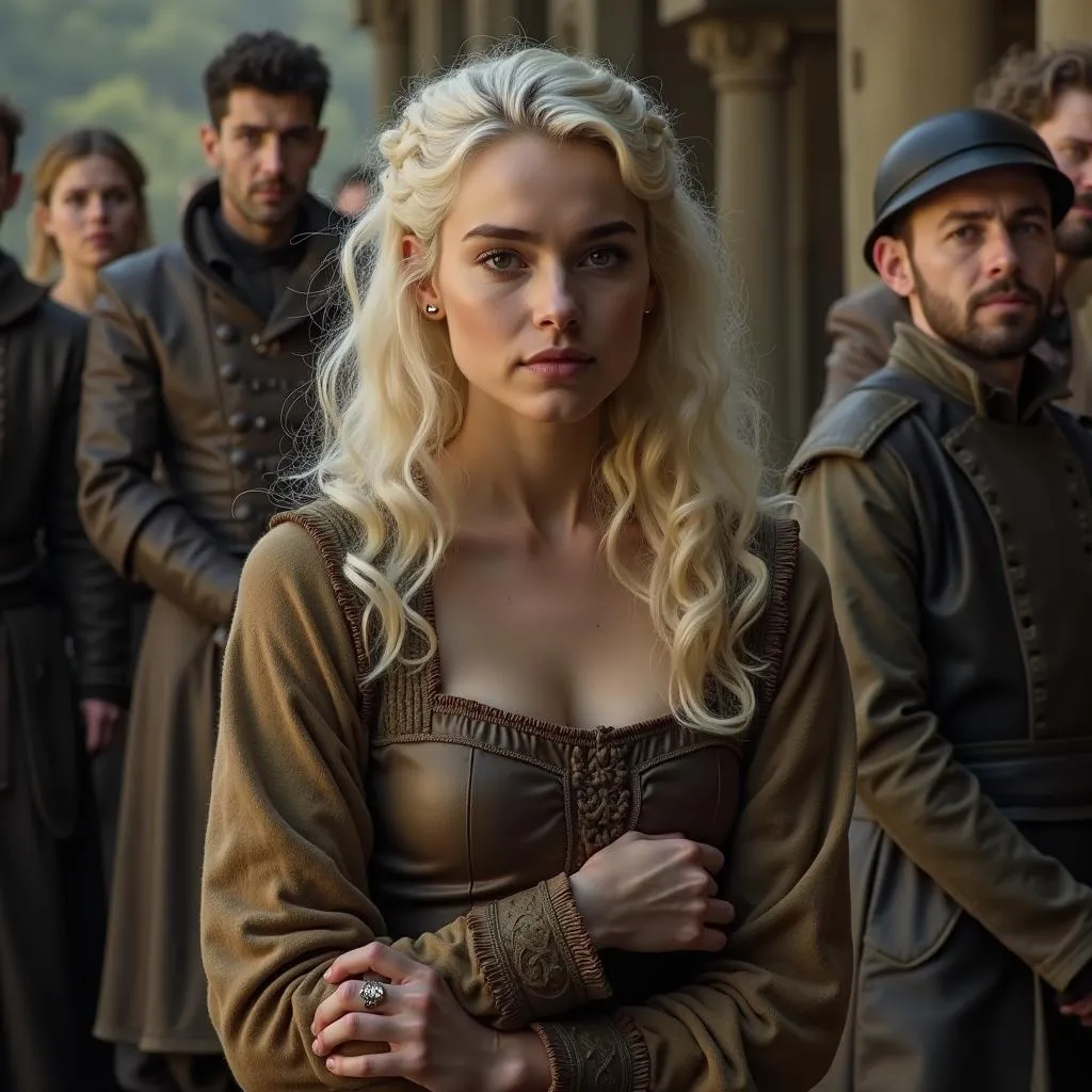 Emilia Clarke trong hậu trường Game of Thrones