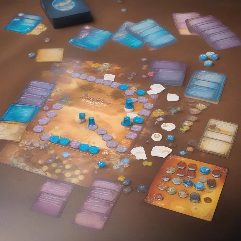 Các thành phần của Euphoria Board Game