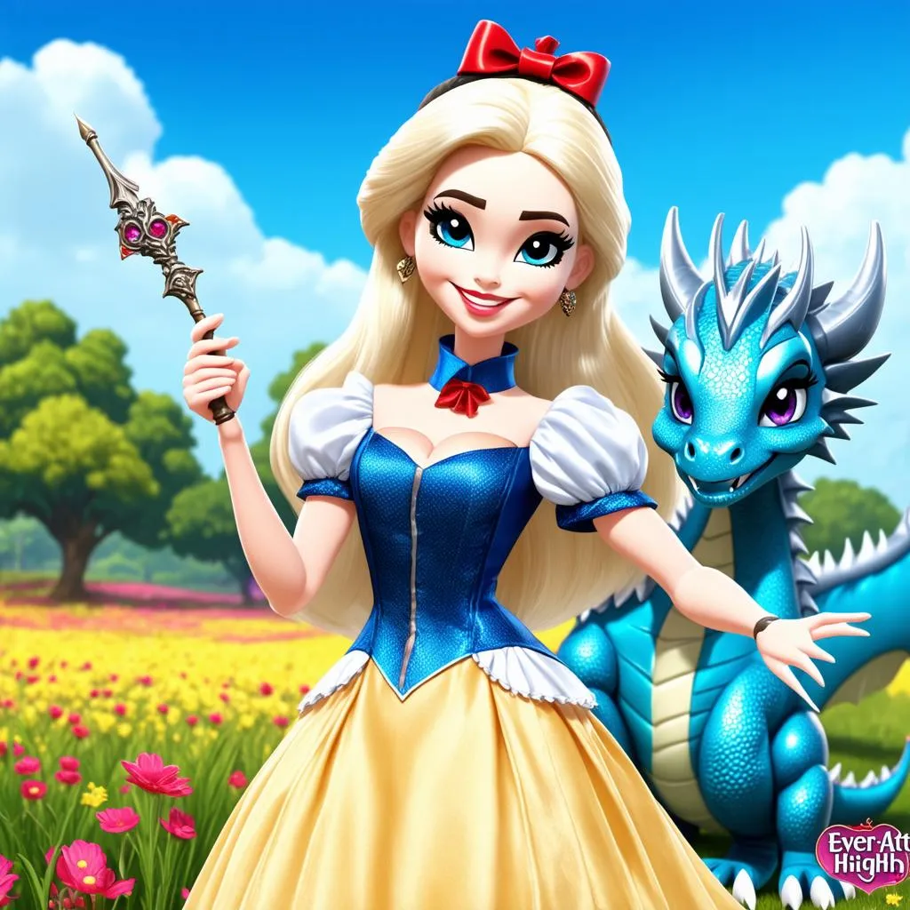 Ever After High Dragon Games: Apple White