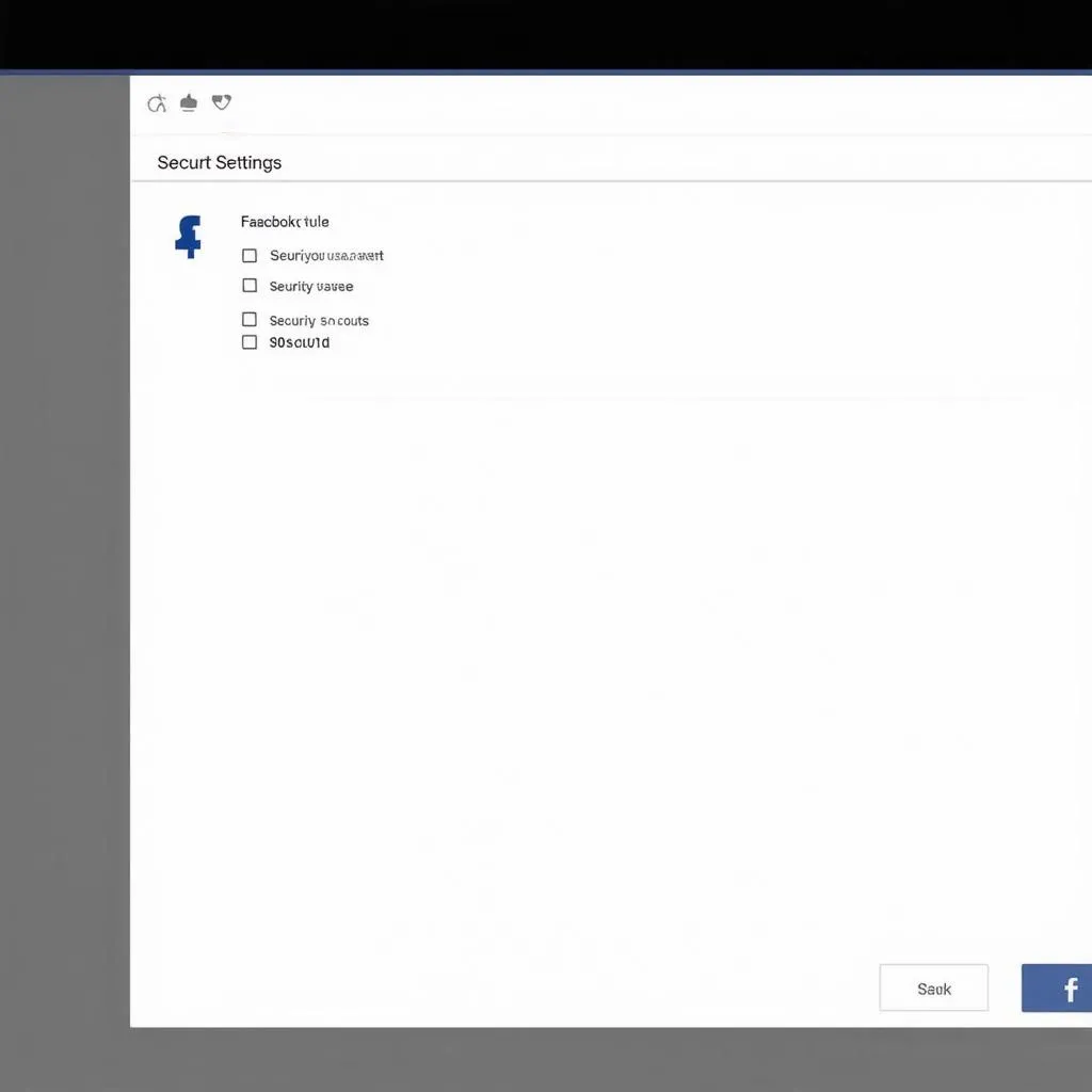Cài đặt bảo mật Facebook