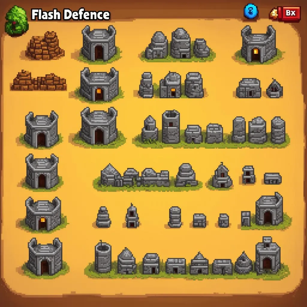 phương thức phòng thủ trong game flash defence