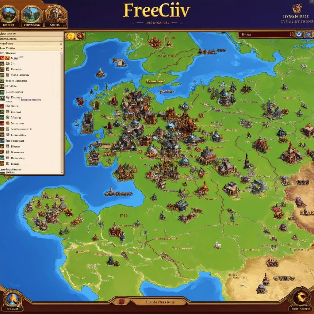 FreeCiv - Game chiến lược dựa trên Civilization