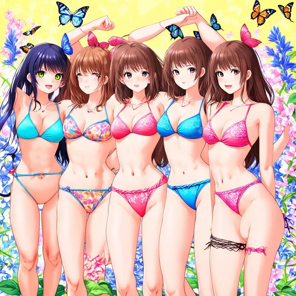 Game Bikini Anime Characters