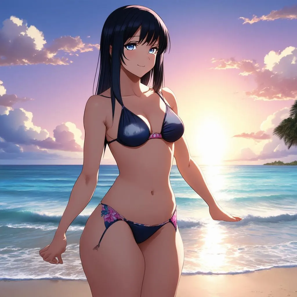 Game Bikini Anime Girl