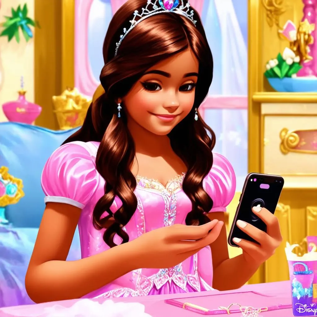 Game Công Chúa Disney Mặc Váy Cưới Trên Điện Thoại